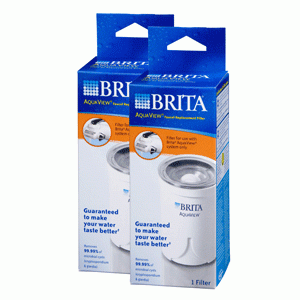 Replacement Filter for Brita On-Tap Aquaview Faucet System - 2 Pack image