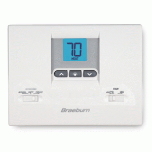 Braeburn Model 1000TL 1 Heat/1 Cool Non-Programmable Thermostat image