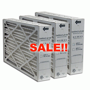 16" x 25" x 4 3/8" MERV 8 Honeywell Filter Replacement - Seasonal Closeout image