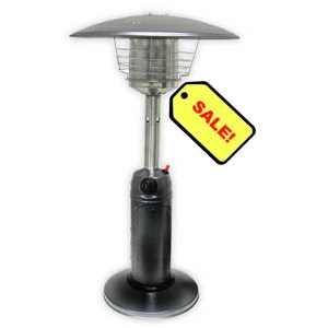 Garden Sun JDS032-C Hammered Steel Portable Tabletop Patio Heater, with Cover image