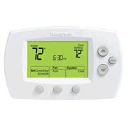 Honeywell FocusPRO 6000 Programmable 1 Heat/1 Cool Thermostat, Small Screen image
