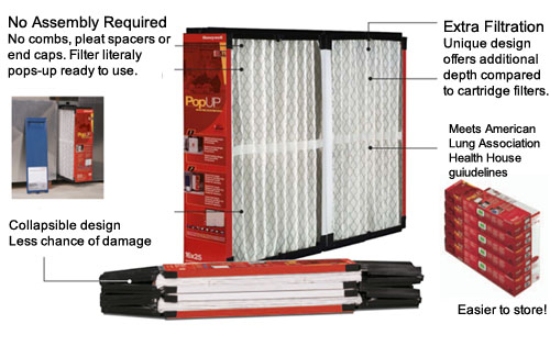 honeywell popup filter rp2200